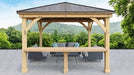 Yardistry 12 ft. Meridian Bar Counter (Gazebo Not Included)