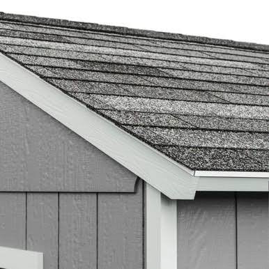 Handy Home DIY Astoria 12 ft. x 12 ft. Wooden Storage Shed with Flooring Included