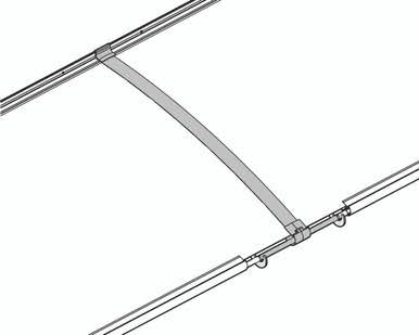 Canopia by Palram Aquila 4500 Door & Window Awning, 15' L x 3' W x 6.9" H - Gray Structure/Solar Gray Panels