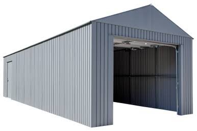 Sojag Everest Garage 12 x 30 ft. in Charcoal