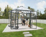 Canopia by Palram Oasis 12 ft. Greenhouse Kit - Grey Structure & Hybrid Panels