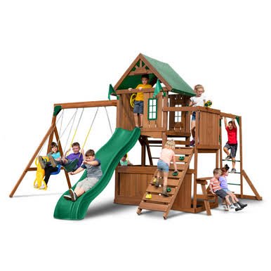 Swing-N-Slide Knightsbridge Plus Wood Complete Play Set