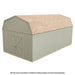Handy Home DIY Hudson 12 ft. x 20 ft. Wooden Storage Shed with Flooring Included
