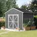 Handy Home DIY Rookwood 10 ft. x 8 ft. Wooden Storage with Flooring Included
