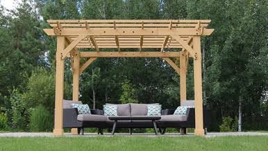 Yardistry Meridian Pergola with Premium Cedar Lumber (10 ft. x 12 ft.)