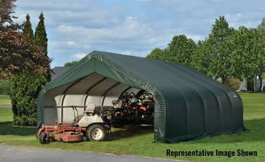 ShelterCoat 18 x 20 ft. Garage Peak Green STD