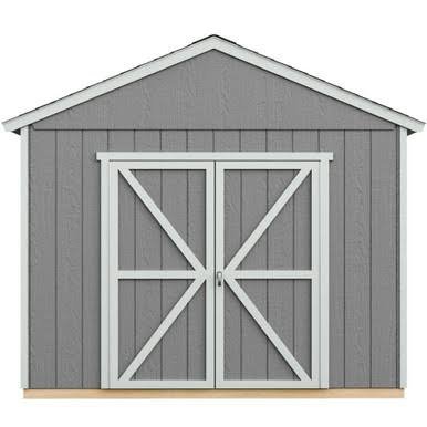Handy Home DIY Rookwood 10 ft. x 8 ft. Wooden Storage with Flooring Included