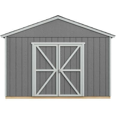 Handy Home DIY Astoria 12 ft. x 12 ft. Wooden Storage Shed with Flooring Included