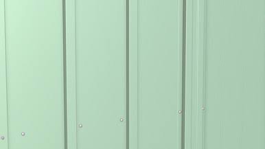 Arrow Classic Steel Storage Shed, 8x8, Sage Green