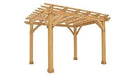 Yardistry Meridian Pergola with Premium Cedar Lumber (10 ft. x 12 ft.)