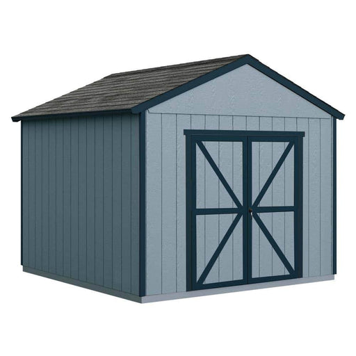 Handy Home DIY Rookwood 10 ft. x 10 ft. Wooden Storage with Flooring Included
