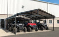 Arrow Powder Coated Steel Carport 20 ft. x 20 ft. - Charcoal