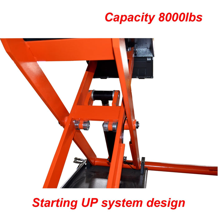 Pneumatic Scissor Lift | 8000 lbs Lift Cap.| Katool KT-X80