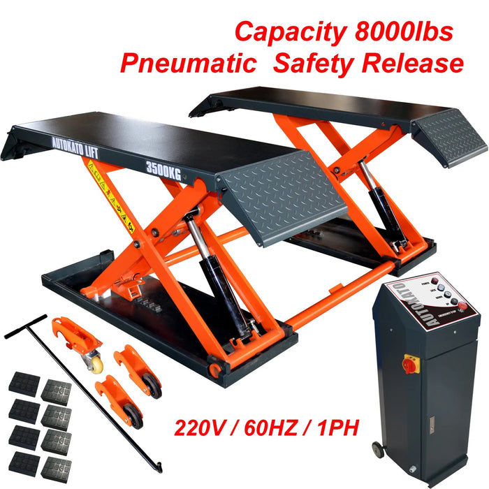 Pneumatic Scissor Lift | 8000 lbs Lift Cap.| Katool KT-X80