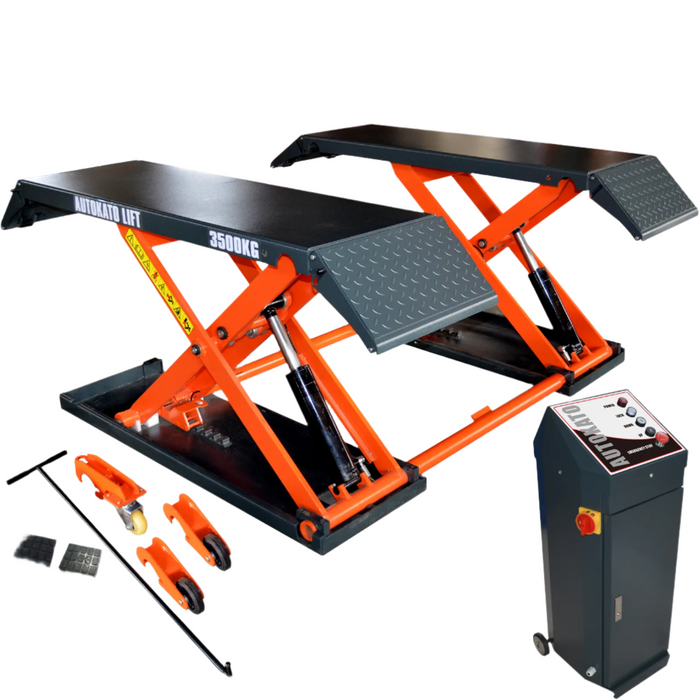 Pneumatic Scissor Lift | 8000 lbs Lift Cap.| Katool KT-X80