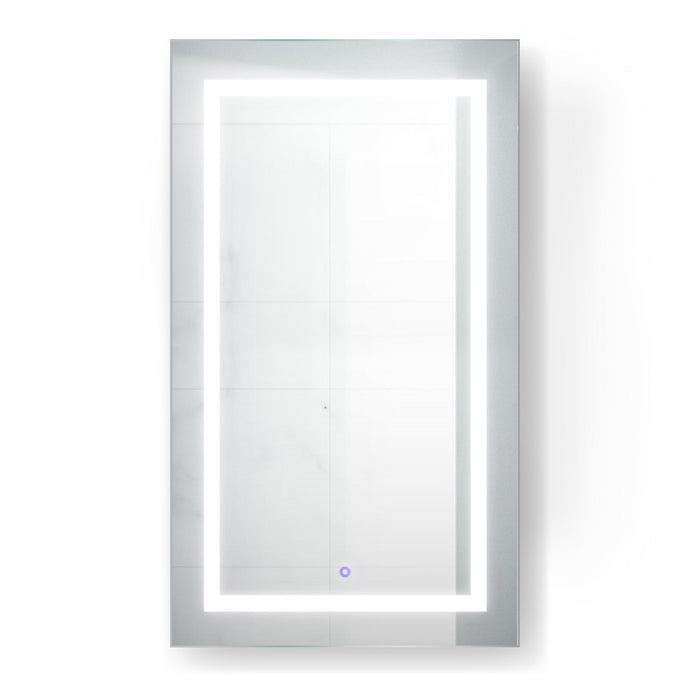 Krugg Svange 24″ X 42″ LED Medicine Cabinet  with Dimmer & Defogger LEFT HINGE SVANGE2442L