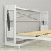 Landscape Murphy Bed, Full Size, White | Leto Muro