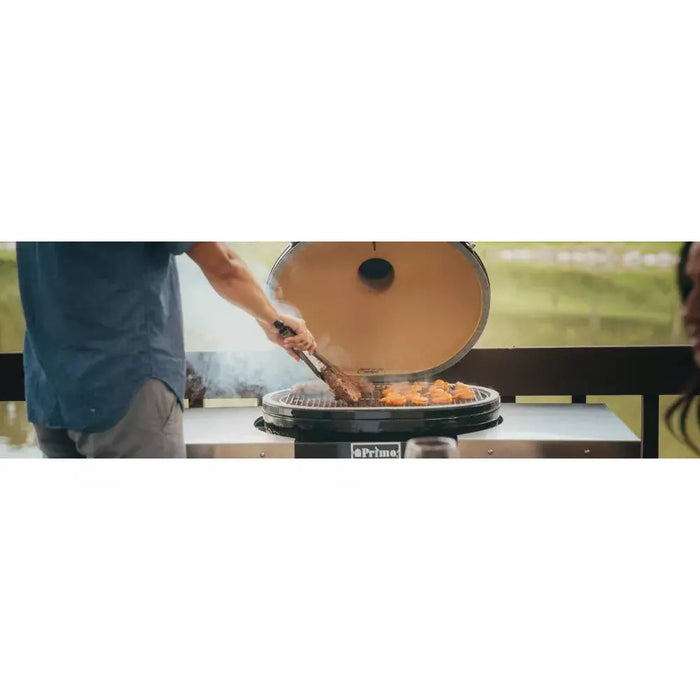 Primo Oval Junior 200 Ceramic Charcoal Grill PGCJRH (Grill Only)