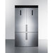 Summit 48" Wide Bottom Freezer Refrigerator Set FFBF181ES2KIT48